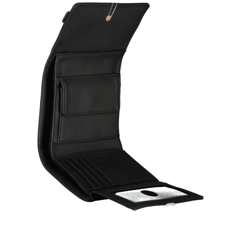 Geldbörse Bea Black, Farbe: schwarz, Marke: Guess, EAN: 0190231488606, Abmessungen in cm: 12.5x10.5x3.5, Bild 5 von 5