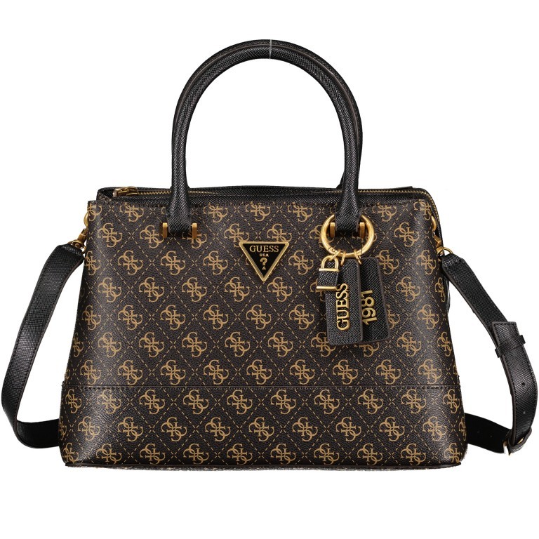 Handtasche Cordelia Brown Logo, Farbe: braun, Marke: Guess, EAN: 0190231508144, Abmessungen in cm: 32.5x23x13, Bild 1 von 7