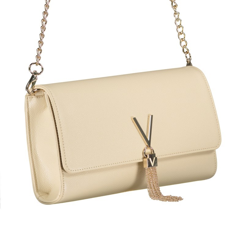 Umhängetasche Divina Beige, Farbe: beige, Marke: Valentino Bags, EAN: 8052790711835, Abmessungen in cm: 27x16x6, Bild 2 von 6