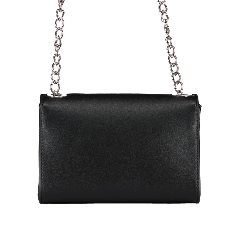 Umhängetasche Divina Nero, Farbe: schwarz, Marke: Valentino Bags, EAN: 8058043449494, Abmessungen in cm: 17x11.5x5, Bild 3 von 6