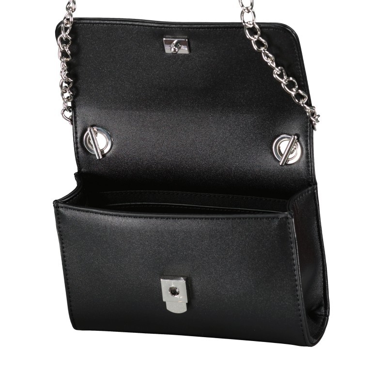 Umhängetasche Divina Nero, Farbe: schwarz, Marke: Valentino Bags, EAN: 8058043449494, Abmessungen in cm: 17x11.5x5, Bild 6 von 6