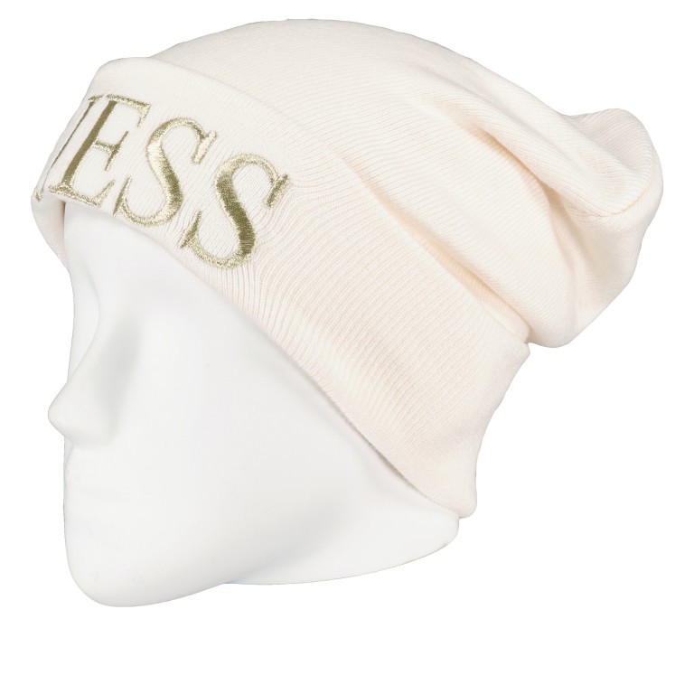 Mütze mit Schriftzug Größe L Off White, Farbe: beige, Marke: Guess, EAN: 7620207938444, Bild 2 von 2