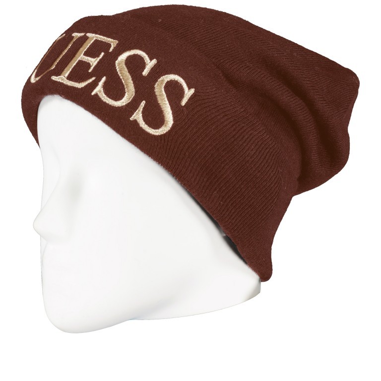 Mütze mit Schriftzug Größe L Whiskey, Farbe: cognac, Marke: Guess, EAN: 7620207938468, Bild 2 von 2