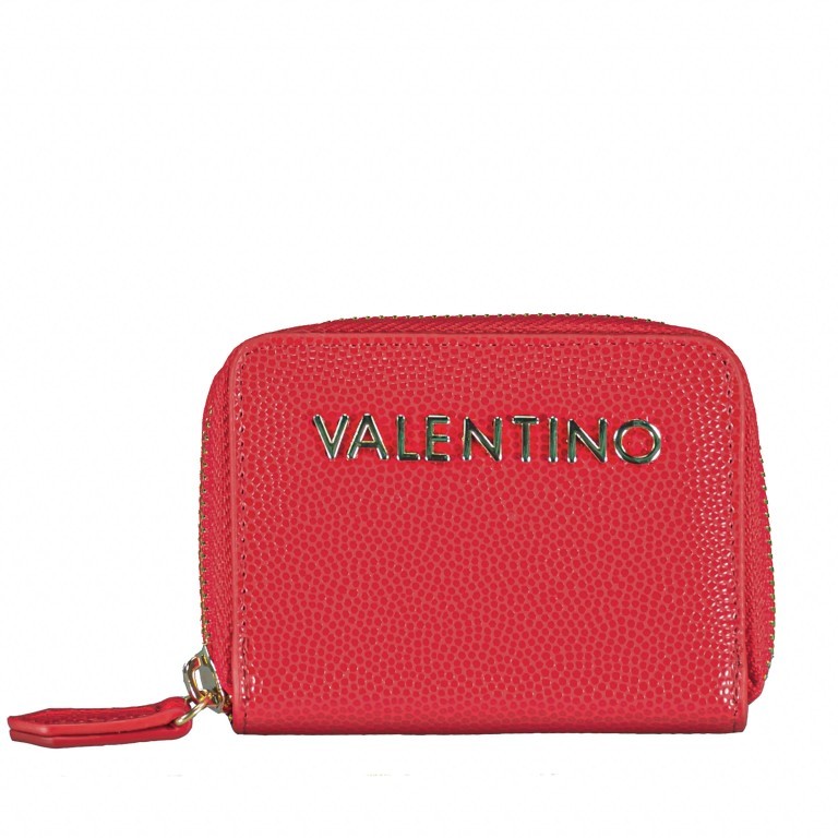 Geldbörse Divina Rosso, Farbe: rot/weinrot, Marke: Valentino Bags, EAN: 8052790177884, Abmessungen in cm: 10x8x2, Bild 1 von 4