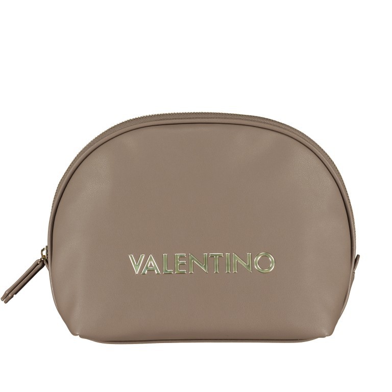 Kosmetiktasche Olive Taupe, Farbe: taupe/khaki, Marke: Valentino Bags, EAN: 8058043512709, Abmessungen in cm: 22x20x8.5, Bild 1 von 4