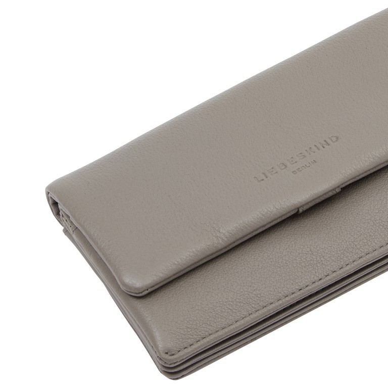 Geldbörse Basic Slam Wallet Honey Grey, Farbe: grau, Marke: Liebeskind Berlin, EAN: 4064657324687, Abmessungen in cm: 18.5x10x2.5, Bild 5 von 5