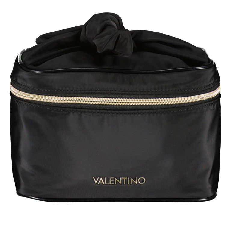Kosmetikkoffer Olmo Nero, Farbe: schwarz, Marke: Valentino Bags, EAN: 8058043512822, Abmessungen in cm: 21x14x14, Bild 1 von 4