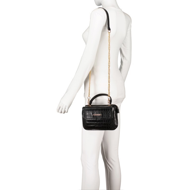 Umhängetasche Amaranth Nero, Farbe: schwarz, Marke: Valentino Bags, EAN: 8058043515151, Abmessungen in cm: 22x15x7, Bild 5 von 8