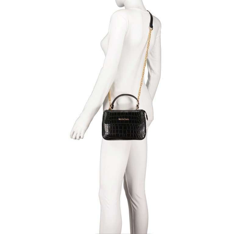 Umhängetasche Amaranth Nero, Farbe: schwarz, Marke: Valentino Bags, EAN: 8058043515151, Abmessungen in cm: 22x15x7, Bild 6 von 8