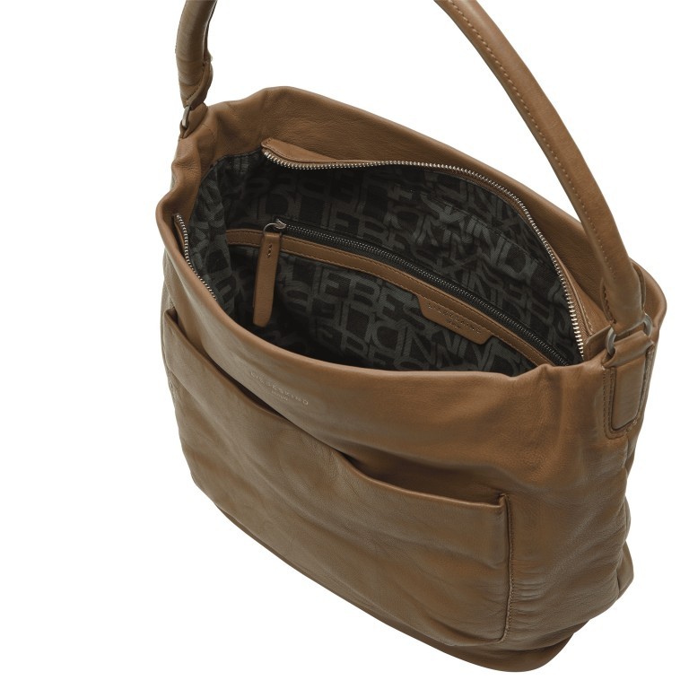 Beuteltasche Basic Ever Sepia, Farbe: cognac, Marke: Liebeskind Berlin, EAN: 4064657271059, Abmessungen in cm: 45x39x15, Bild 4 von 5