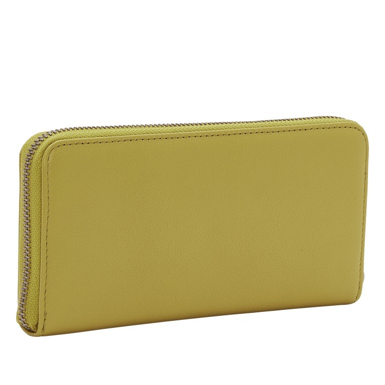 Geldbörse Basic Gigi Wallet Fern, Farbe: gelb, Marke: Liebeskind Berlin, EAN: 4064657271585, Abmessungen in cm: 19x9x2, Bild 2 von 4