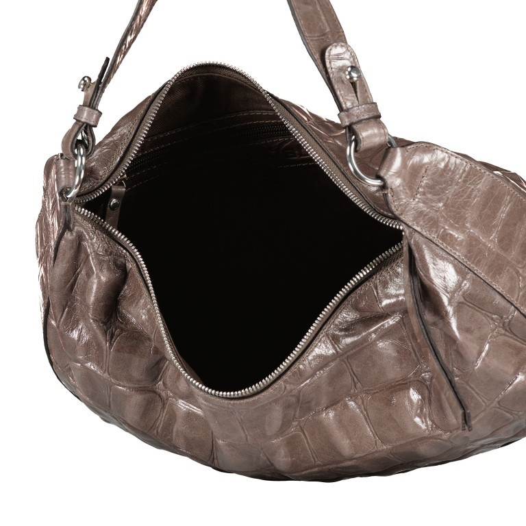 Beuteltasche Kroko Lulu Taupe, Farbe: grün/oliv, Marke: Abro, EAN: 4061724740821, Abmessungen in cm: 35x25x7, Bild 8 von 8