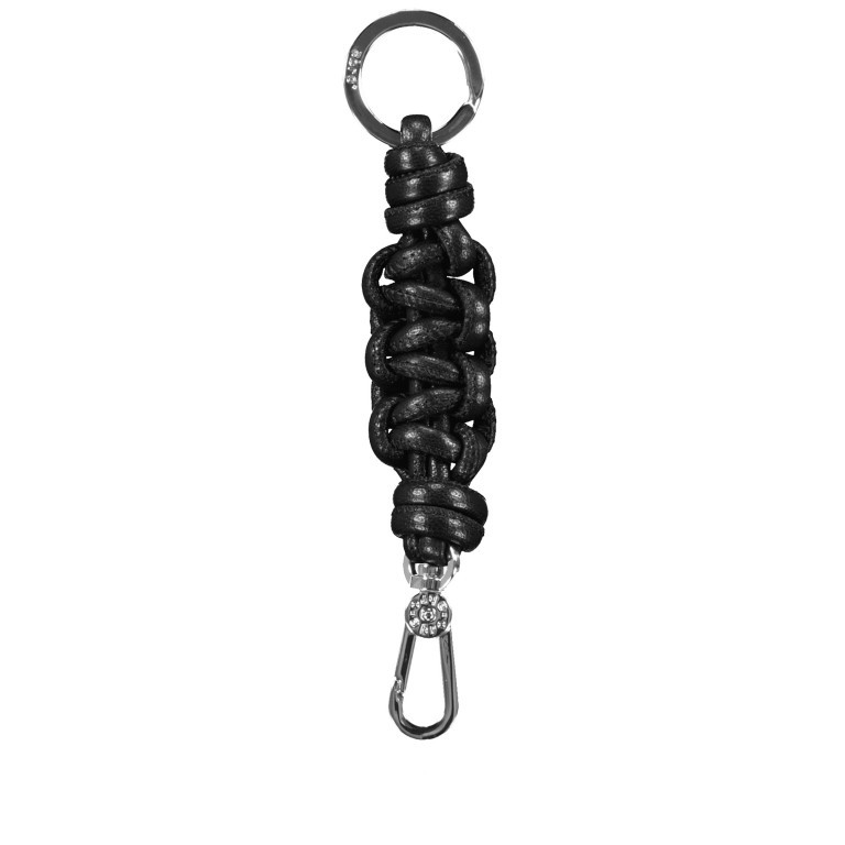 Schlüsselanhänger Dalia Tassel Kaia Black Nickel, Farbe: schwarz, Marke: Abro, EAN: 4061724742177, Abmessungen in cm: 16x3.5x1, Bild 1 von 1