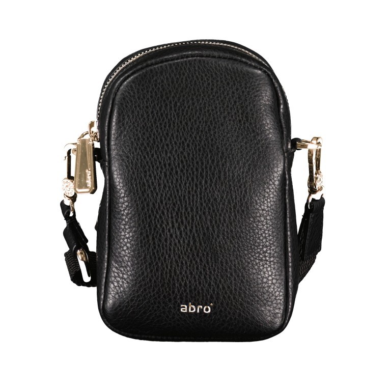 Handytasche Dalia Kira Black Gold, Farbe: schwarz, Marke: Abro, EAN: 4061724741521, Abmessungen in cm: 10.5x17x3.5, Bild 1 von 7