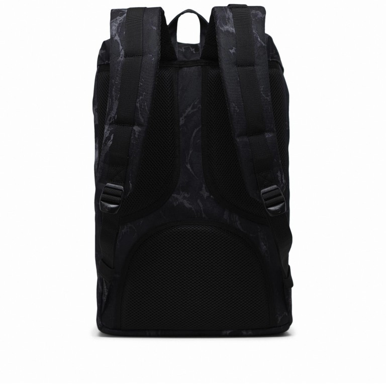 Rucksack Little America Medium Rubber Straps Volumen 14 Liter Black Marble, Farbe: schwarz, Marke: Herschel, EAN: 0828432503667, Abmessungen in cm: 28x43x12, Bild 4 von 4