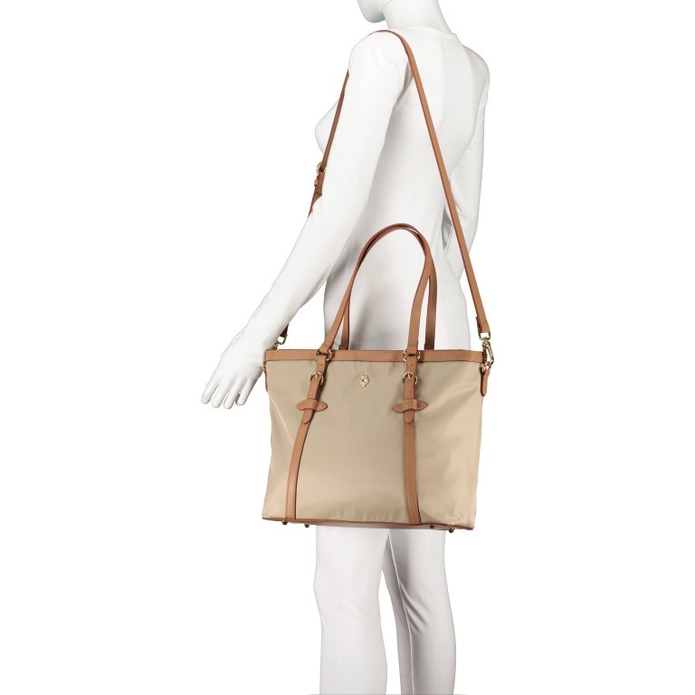 Shopper Houston Light Taupe, Farbe: beige, Marke: U.S. Polo Assn., EAN: 8052792931965, Abmessungen in cm: 33x29x12, Bild 6 von 8