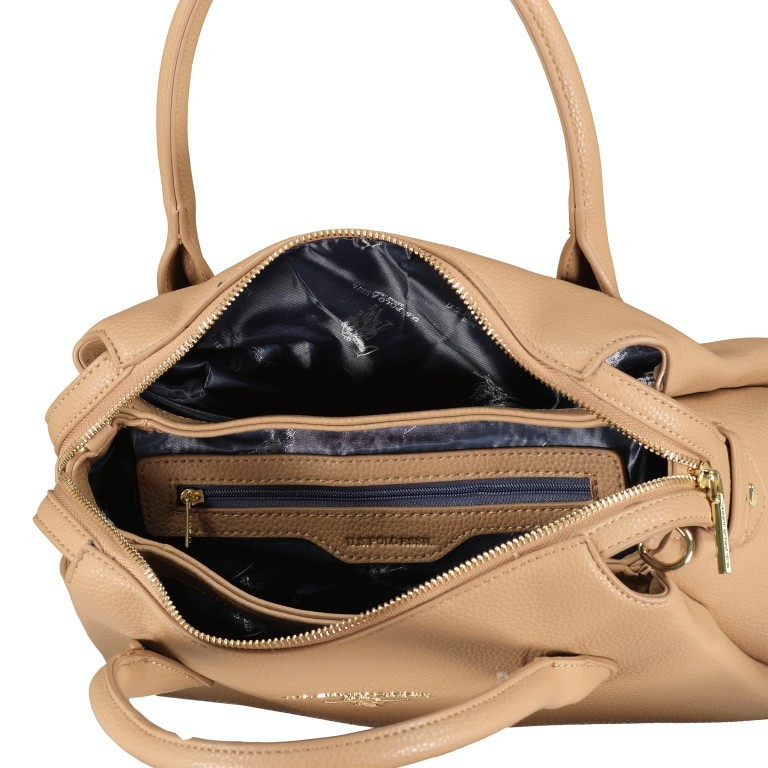 Handtasche Stanford Beige, Farbe: beige, Marke: U.S. Polo Assn., EAN: 8052792975723, Abmessungen in cm: 30x24x16, Bild 7 von 7