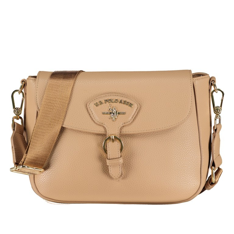 Umhängetasche Stanford Beige, Farbe: beige, Marke: U.S. Polo Assn., EAN: 8052792977062, Abmessungen in cm: 26x21x9, Bild 1 von 6