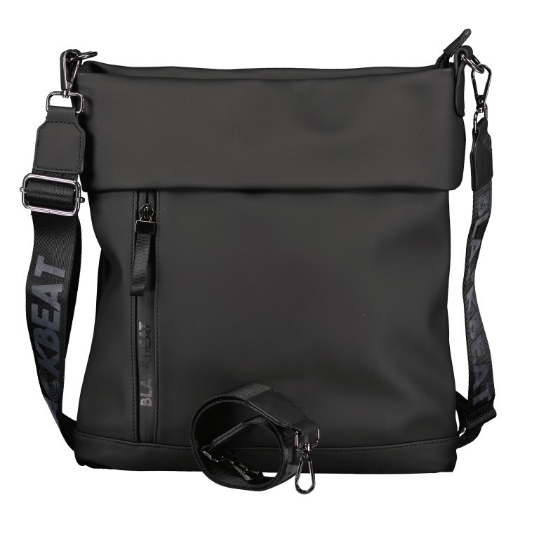 Umhängetasche Anja Black, Farbe: schwarz, Marke: Blackbeat, EAN: 4251672795510, Abmessungen in cm: 28.5x31x9.5, Bild 1 von 7