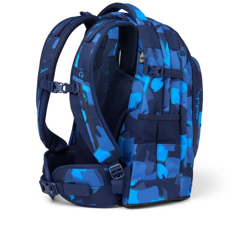 Rucksack Pack Troublemaker, Farbe: blau/petrol, Marke: Satch, EAN: 4057081102440, Abmessungen in cm: 30x45x22, Bild 6 von 12