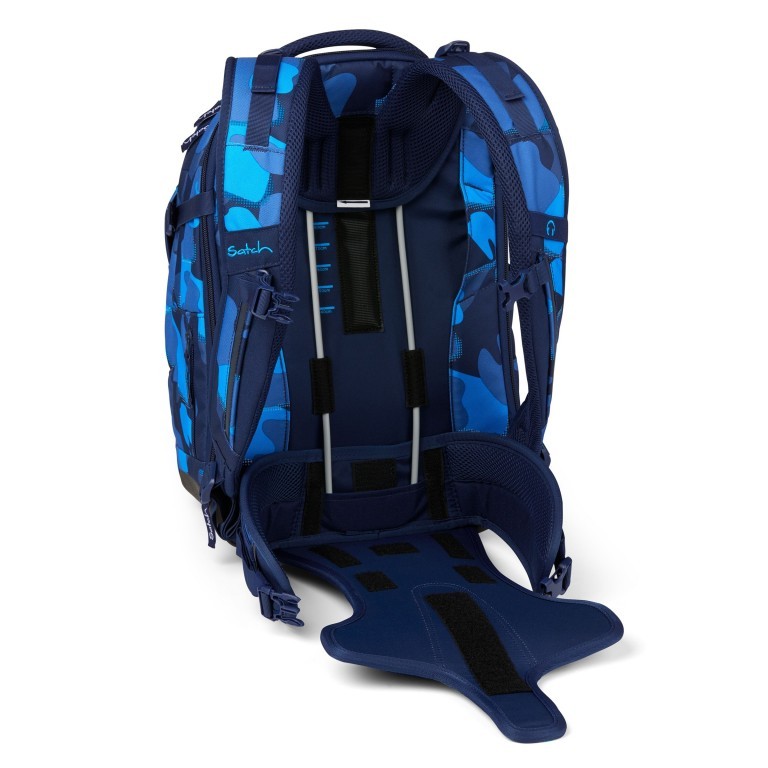 Rucksack Pack Troublemaker, Farbe: blau/petrol, Marke: Satch, EAN: 4057081102440, Abmessungen in cm: 30x45x22, Bild 12 von 12