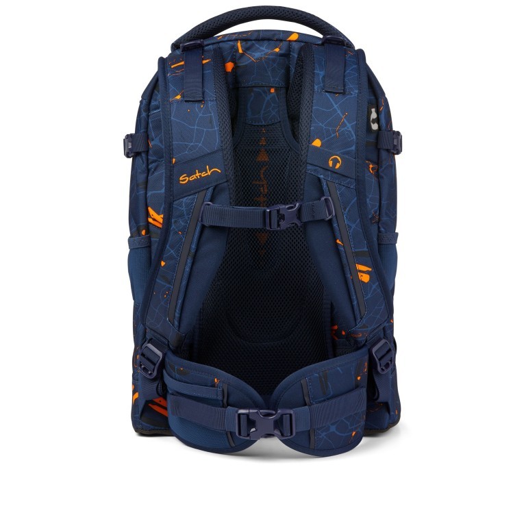 Rucksack Pack Urban Journey, Farbe: blau/petrol, Marke: Satch, EAN: 4057081102426, Abmessungen in cm: 30x45x22, Bild 5 von 12