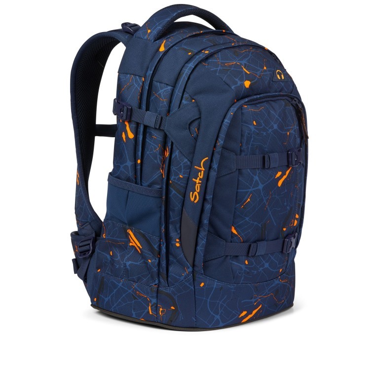 Rucksack Pack Urban Journey, Farbe: blau/petrol, Marke: Satch, EAN: 4057081102426, Abmessungen in cm: 30x45x22, Bild 8 von 12