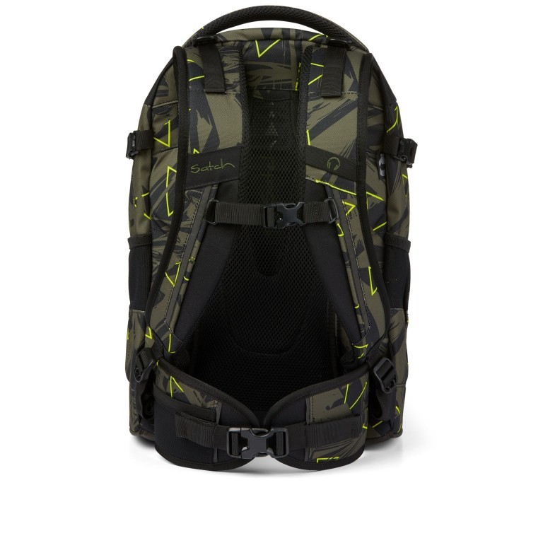 Rucksack Pack Geo Storm, Farbe: grün/oliv, Marke: Satch, EAN: 4057081102457, Abmessungen in cm: 30x45x22, Bild 5 von 11