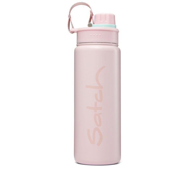 Trinkflasche Edelstahl Rose, Farbe: rosa/pink, Marke: Satch, EAN: 4057081114474, Abmessungen in cm: 7x23.5x7, Bild 1 von 5