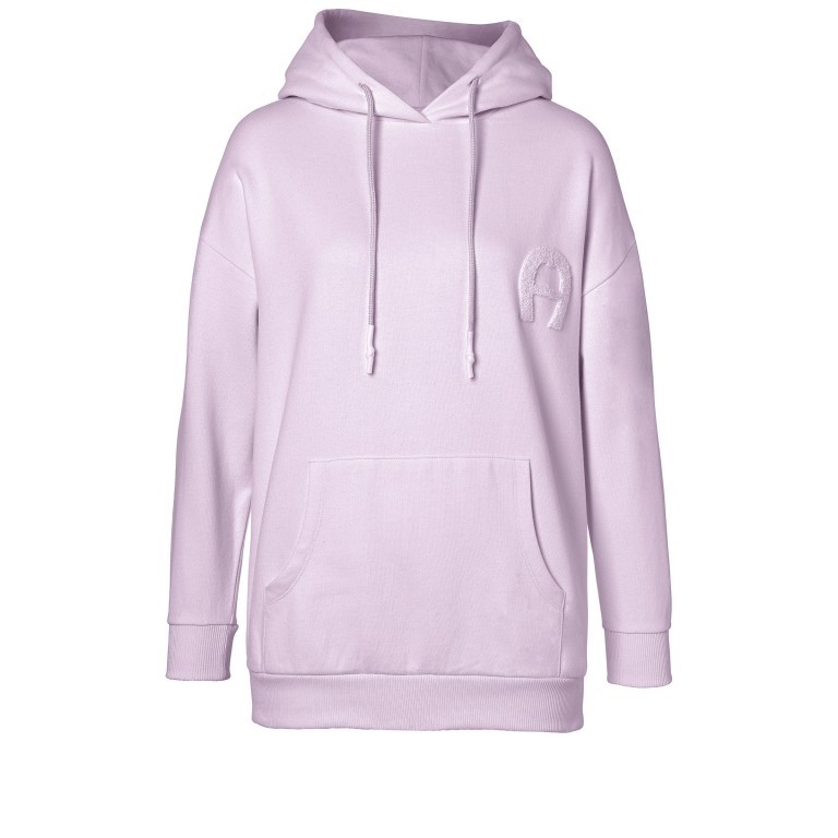 Sweatshirt Hoodie 252000 mit Kapuze und Logostickerei Größe M Lavender, Farbe: flieder/lila, Marke: AIGNER, EAN: 4055539393716, Bild 1 von 4