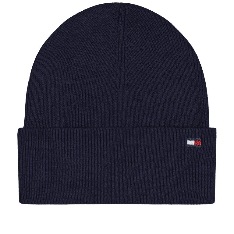 Mütze Essential Knit Beanie Desert Sky, Farbe: blau/petrol, Marke: Tommy Hilfiger, EAN: 8720115050531, Bild 1 von 1