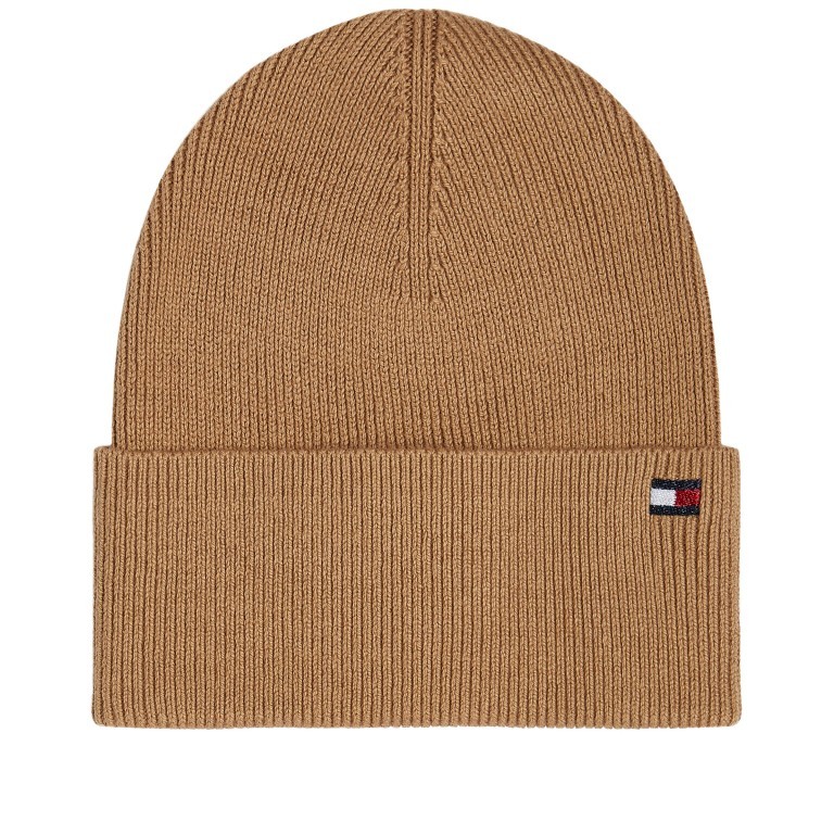 Mütze Essential Knit Beanie Timeless Camel, Farbe: cognac, Marke: Tommy Hilfiger, EAN: 8720115050388, Bild 1 von 1