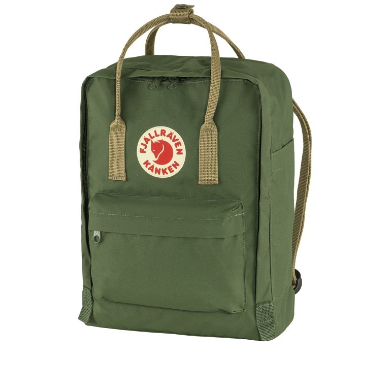 Rucksack Kånken Spruce Green Clay, Farbe: grün/oliv, Marke: Fjällräven, EAN: 7323450689834, Abmessungen in cm: 27x38x13, Bild 2 von 16