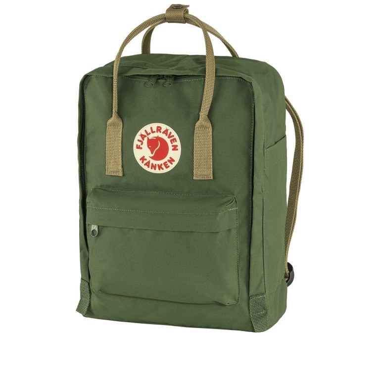 Rucksack Kånken Spruce Green Clay, Farbe: grün/oliv, Marke: Fjällräven, EAN: 7323450689834, Abmessungen in cm: 27x38x13, Bild 2 von 16