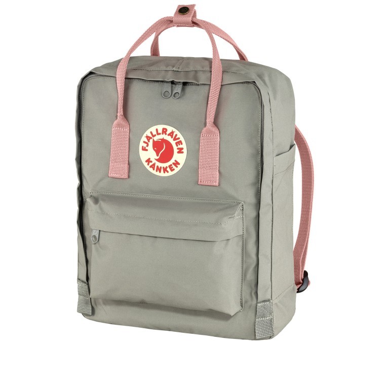 Rucksack Kånken Fog Pink, Farbe: grau, Marke: Fjällräven, EAN: 7323450731434, Abmessungen in cm: 27x38x13, Bild 2 von 16