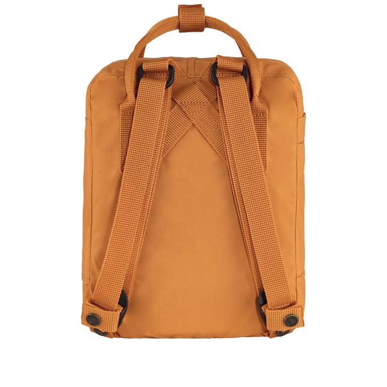 Rucksack Kånken Mini Spicy Orange, Farbe: orange, Marke: Fjällräven, EAN: 7323450689858, Abmessungen in cm: 20x29x13, Bild 2 von 12