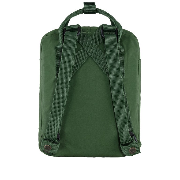 Rucksack Kånken Mini Spruce Green, Farbe: grün/oliv, Marke: Fjällräven, EAN: 7323450643331, Abmessungen in cm: 20x29x13, Bild 2 von 12