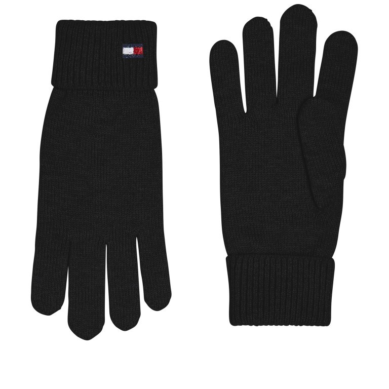 Handschuhe Essential Knit Gloves ONE-SIZE Black, Farbe: schwarz, Marke: Tommy Hilfiger, EAN: 8720115047579, Bild 1 von 1