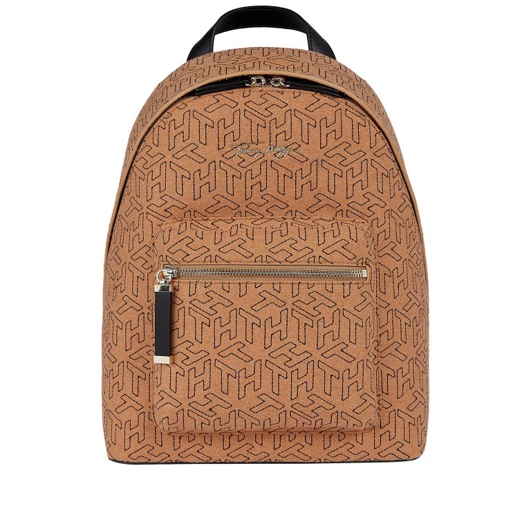 Rucksack Iconic Backpack Camel, Farbe: cognac, Marke: Tommy Hilfiger, EAN: 8720115048118, Abmessungen in cm: 26.5x33.5x17, Bild 1 von 3