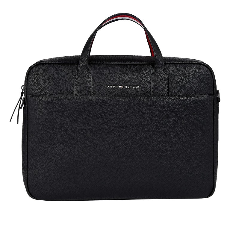 Aktentasche Essential Computer Bag mit Laptopfach 15 Zoll Black, Farbe: schwarz, Marke: Tommy Hilfiger, EAN: 8720115046862, Abmessungen in cm: 40x30x10, Bild 1 von 3