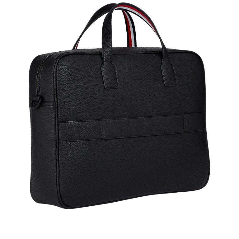 Aktentasche Essential Computer Bag mit Laptopfach 15 Zoll Black, Farbe: schwarz, Marke: Tommy Hilfiger, EAN: 8720115046862, Abmessungen in cm: 40x30x10, Bild 2 von 3