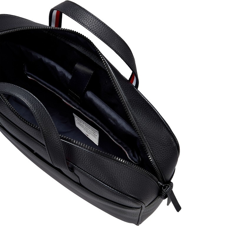 Aktentasche Essential Computer Bag mit Laptopfach 15 Zoll Black, Farbe: schwarz, Marke: Tommy Hilfiger, EAN: 8720115046862, Abmessungen in cm: 40x30x10, Bild 3 von 3
