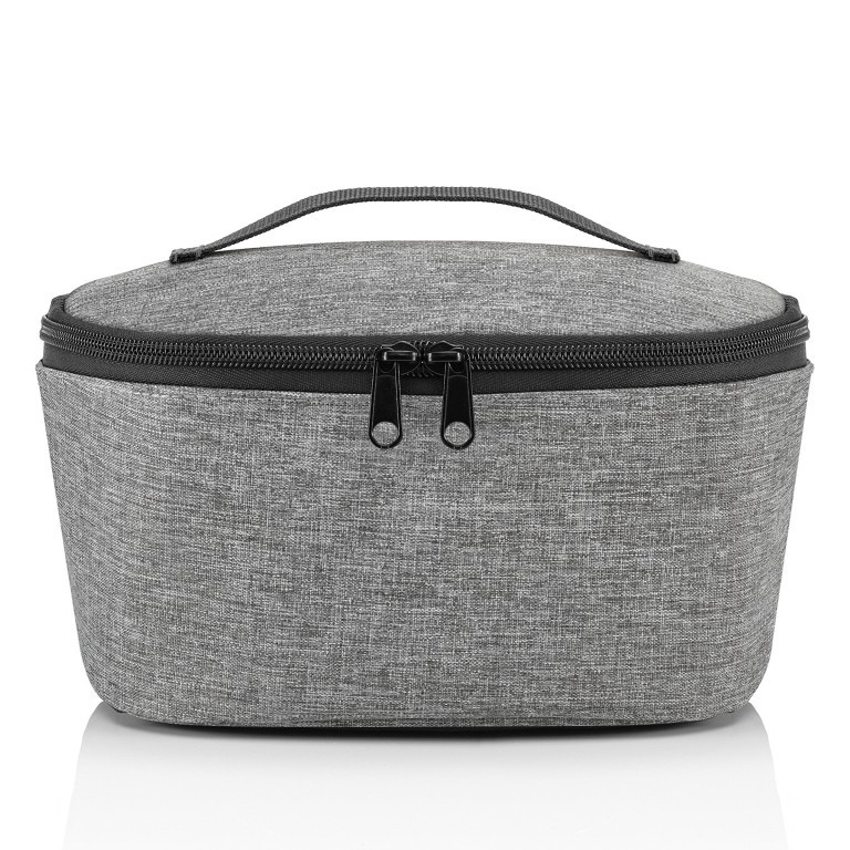 Kühltasche Coolerbag S Pocket Twist Silver, Farbe: anthrazit, Marke: Reisenthel, EAN: 4012013721908, Abmessungen in cm: 22.5x12x18.5, Bild 1 von 3