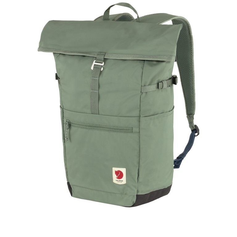 Rucksack High Coast Foldsack Volumen 24 Liter Patina Green, Farbe: grün/oliv, Marke: Fjällräven, EAN: 7323450752729, Abmessungen in cm: 26x45x20, Bild 1 von 11