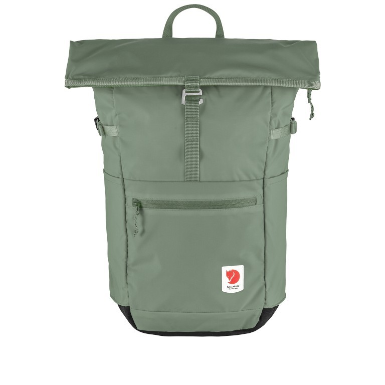 Rucksack High Coast Foldsack Volumen 24 Liter Patina Green, Farbe: grün/oliv, Marke: Fjällräven, EAN: 7323450752729, Abmessungen in cm: 26x45x20, Bild 1 von 11