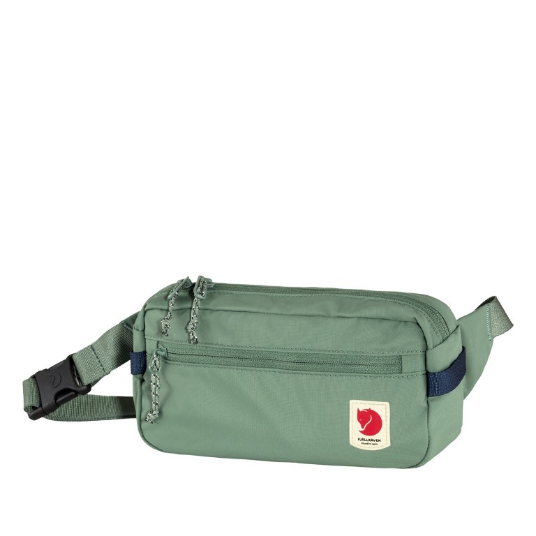 Gürteltasche High Coast Hip Pack Patina Green, Farbe: grün/oliv, Marke: Fjällräven, EAN: 7323450752736, Abmessungen in cm: 21x12x6, Bild 1 von 10