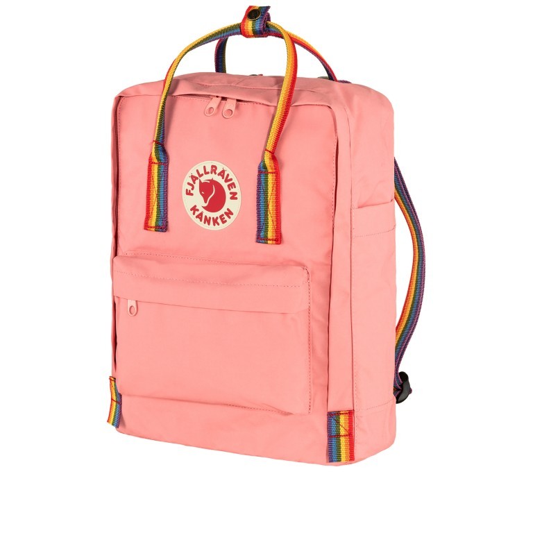 Rucksack Kånken Rainbow Pink Rainbow Pattern, Farbe: rosa/pink, Marke: Fjällräven, EAN: 7323450752859, Abmessungen in cm: 27x38x13, Bild 2 von 11