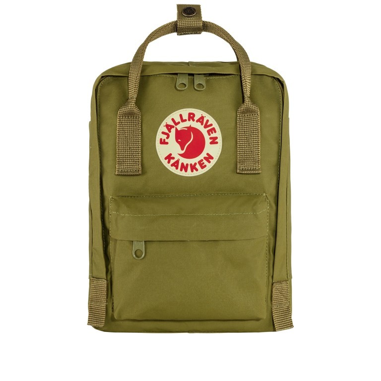 Rucksack Kånken Mini Foliage Green, Farbe: grün/oliv, Marke: Fjällräven, EAN: 7323450752842, Abmessungen in cm: 20x29x13, Bild 1 von 12