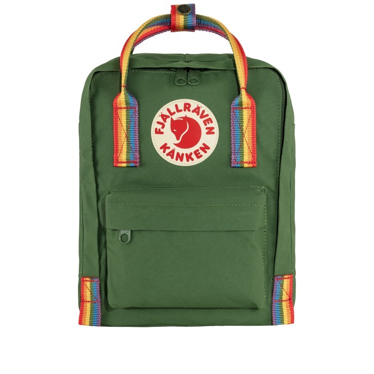 Rucksack Kånken Mini Spruce Green, Farbe: grün/oliv, Marke: Fjällräven, EAN: 7323450752880, Abmessungen in cm: 20x29x13, Bild 1 von 13