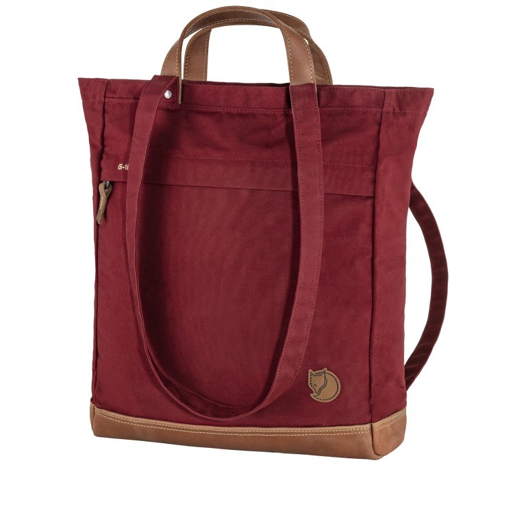 Tasche Totepack No. 2 Bordeaux Red, Farbe: rot/weinrot, Marke: Fjällräven, EAN: 7323450753085, Abmessungen in cm: 33x42x12, Bild 1 von 4
